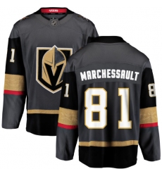 Men's Vegas Golden Knights #81 Jonathan Marchessault Authentic Black Home Fanatics Branded Breakaway NHL Jersey