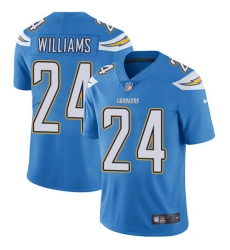 Youth Nike Los Angeles Chargers #24 Trevor Williams Electric Blue Alternate Vapor Untouchable Elite Player NFL Jersey