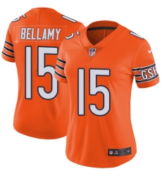 Women's Nike Chicago Bears #15 Josh Bellamy Limited Orange Rush Vapor Untouchable NFL Jersey