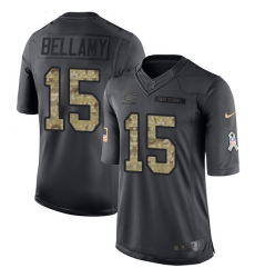 Youth Nike Chicago Bears #15 Josh Bellamy Limited Black 2016 Salute to Service NFL Jersey