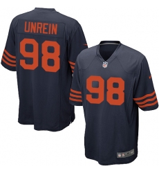 Men's Nike Chicago Bears #98 Mitch Unrein Game Navy Blue Alternate NFL Jersey