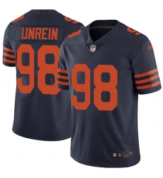 Men's Nike Chicago Bears #98 Mitch Unrein Navy Blue Alternate Vapor Untouchable Limited Player NFL Jersey