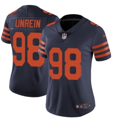 Women's Nike Chicago Bears #98 Mitch Unrein Navy Blue Alternate Vapor Untouchable Limited Player NFL Jersey