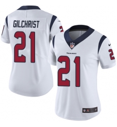 Women's Nike Houston Texans #21 Marcus Gilchrist White Vapor Untouchable Elite Player NFL Jersey