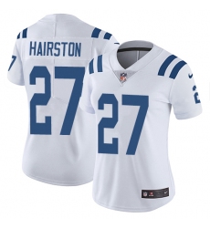 Women's Nike Indianapolis Colts #27 Nate Hairston White Vapor Untouchable Limited Player NFL Jersey