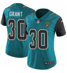 Women's Nike Jacksonville Jaguars #30 Corey Grant Teal Green Team Color Vapor Untouchable Elite Player NFL Jersey