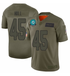 Youth Miami Dolphins #45 Mike Hull Limited Camo 2019 Salute to Service Football Jersey