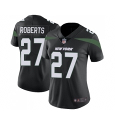 Women's New York Jets #27 Darryl Roberts Black Alternate Vapor Untouchable Limited Player Football Jersey