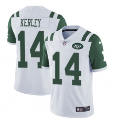 Youth Nike New York Jets #14 Jeremy Kerley White Vapor Untouchable Limited Player NFL Jersey