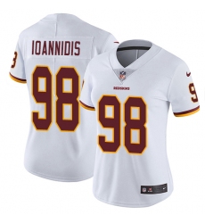 Women's Nike Washington Redskins #98 Matthew Ioannidis White Vapor Untouchable Limited Player NFL Jersey