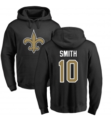 NFL Nike New Orleans Saints #10 Tre'Quan Smith Black Name & Number Logo Pullover Hoodie