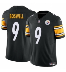 Men's Pittsburgh Steelers #9 Chris Boswell Black 2024 F U S E Vapor Untouchable Limited Stitched Jersey