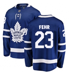 Youth Toronto Maple Leafs #23 Eric Fehr Fanatics Branded Royal Blue Home Breakaway NHL Jersey