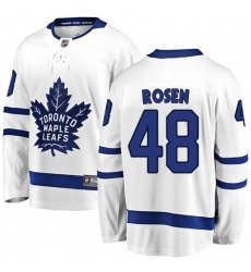 Youth Toronto Maple Leafs #48 Calle Rosen Fanatics Branded White Away Breakaway NHL Jersey