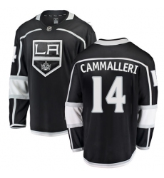 Men's Los Angeles Kings #14 Mike Cammalleri Authentic Black Home Fanatics Branded Breakaway NHL Jersey