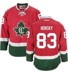 Youth Reebok Montreal Canadiens #83 Ales Hemsky Authentic Red New CD NHL Jersey
