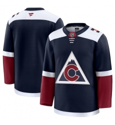 Men's Colorado Avalanche Blank Navy 2024-25 Alternate Stitched Jersey