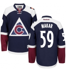 Men's Reebok Colorado Avalanche #59 Cale Makar Authentic Blue Third NHL Jersey