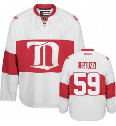 Women's Reebok Detroit Red Wings #59 Tyler Bertuzzi Premier White Third NHL Jersey