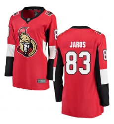 Women's Ottawa Senators #83 Christian Jaros Fanatics Branded Red Home Breakaway NHL Jersey
