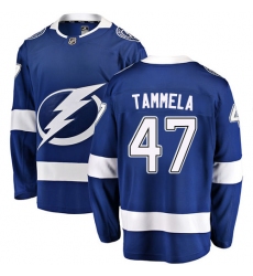 Youth Tampa Bay Lightning #47 Jonne Tammela Fanatics Branded Royal Blue Home Breakaway NHL Jersey