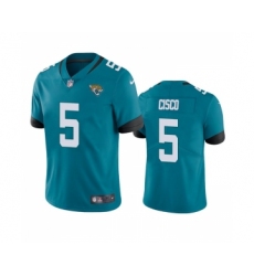 Men's Jacksonville Jaguars #5 Andre Cisco Teal Vapor Untouchable Limited Stitched Jersey