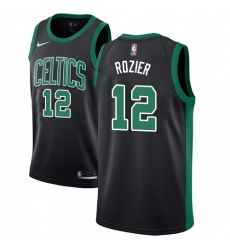 Men's Adidas Boston Celtics #12 Terry Rozier Swingman Black NBA Jersey - Statement Edition