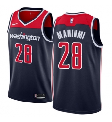 Men's Nike Washington Wizards #28 Ian Mahinmi Authentic Navy Blue NBA Jersey Statement Edition