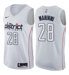 Youth Nike Washington Wizards #28 Ian Mahinmi Swingman White NBA Jersey - City Edition