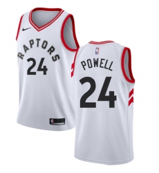 Men's Nike Toronto Raptors #24 Norman Powell Authentic White NBA Jersey - Association Edition