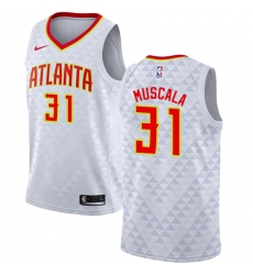 Women's Nike Atlanta Hawks #31 Mike Muscala Swingman White NBA Jersey - Association Edition