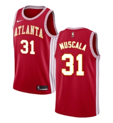 Youth Nike Atlanta Hawks #31 Mike Muscala Swingman Red NBA Jersey Statement Edition