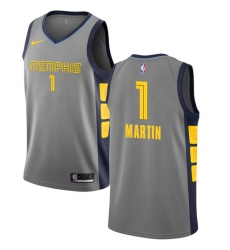 Youth Nike Memphis Grizzlies #1 Jarell Martin Swingman Gray NBA Jersey - City Edition
