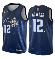 Men's Nike Orlando Magic #12 Dwight Howard Authentic Blue NBA Jersey - City Edition