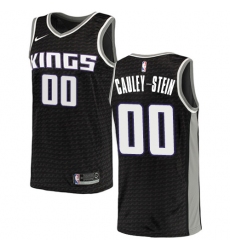 Men's Nike Sacramento Kings #0 Willie Cauley-Stein Authentic Black NBA Jersey Statement Edition