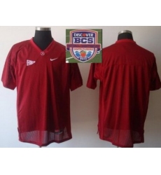 2013 BCS National Championship Alabama Crimson Blank Red Jerseys