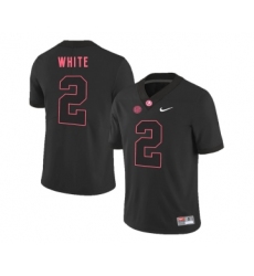 Alabama Crimson Tide 2 DeAndrew White Black College Football Jersey