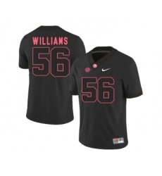 Alabama Crimson Tide 56 Tim Williams Black College Football Jersey