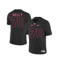 Alabama Crimson Tide 70 Ryan Kelly Black College Football Jersey