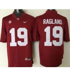 Men Alabama Crimson Tide #19 Reggie Ragland Red Stitched NCAA Jersey