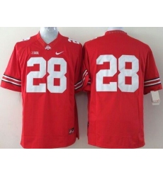 Youth Ohio State Buckeyes #28 Dominic Clarke Red Stitched NCAA Jersey