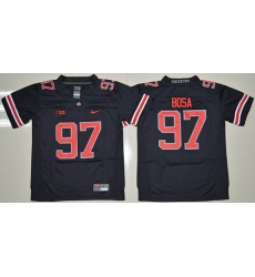 Youth Ohio State Buckeyes #97 Joey Bosa Black(Red No.) Limited Stitched NCAA Jersey