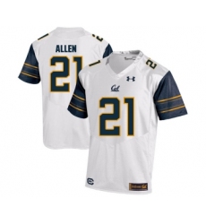 California Golden Bears 21 Keenan Allen White College Football Jersey