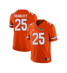 Florida Gators 25 Jordan Scarlett Orange College Football Jersey