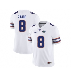 Florida Gators 8 Malik Zaire White College Football Jersey