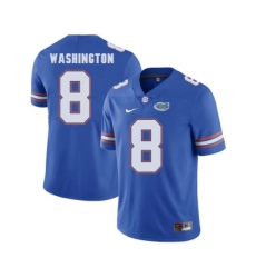 Florida Gators 8 Nick Washington Blue College Football Jersey