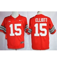 Ohio State Buckeyes #15 Ezekiel Elliott Red Sugar Bowl Special Event Stitched NCAA Jersey