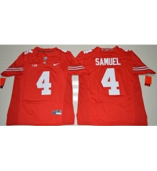 Ohio State Buckeyes #4 Curtis Samuel Red Stitched NCAA Jersey