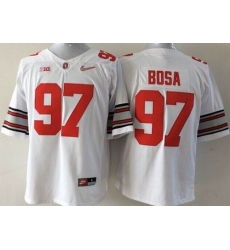 Ohio State Buckeyes #97 Joey Bosa White Diamond Quest Stitched NCAA Jersey