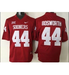 Oklahoma Sooners #44 Brian Bosworth Red XII Stitched NCAA Jersey